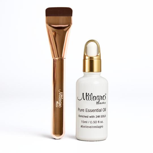 Glass skin foundation brush+Pure essential Oil 15ML