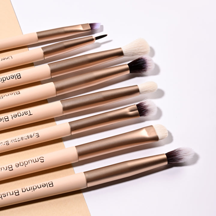 Eye Essential Makeup Brush Collection+ Glitter Brush Bag