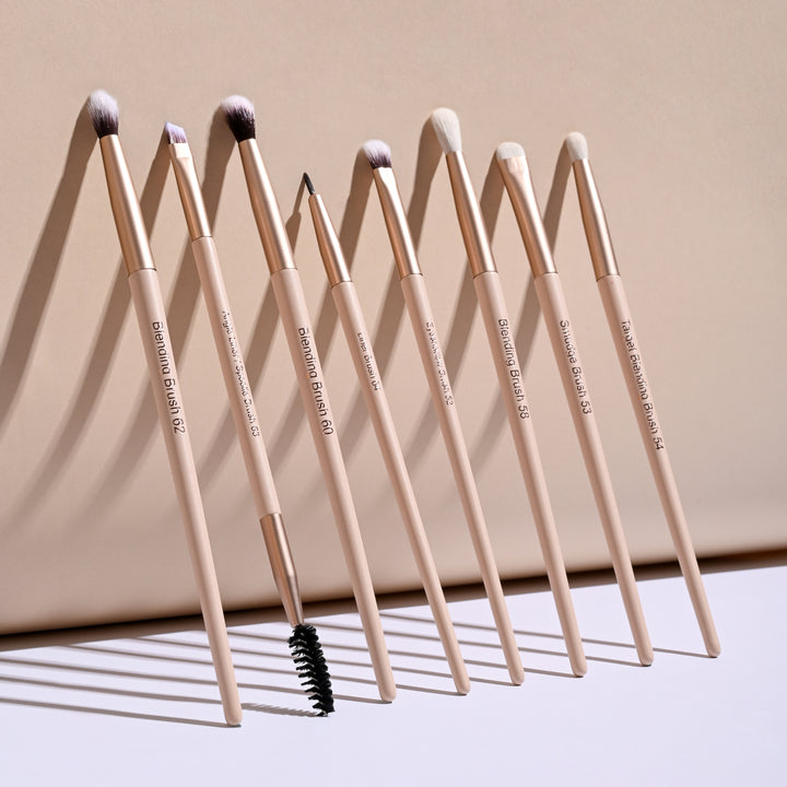 Eye Essential Makeup Brush Collection+ Glitter Brush Bag