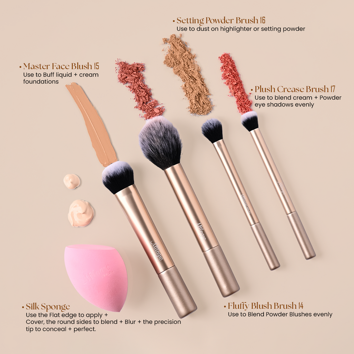 All Rounder Makeup Brush Set