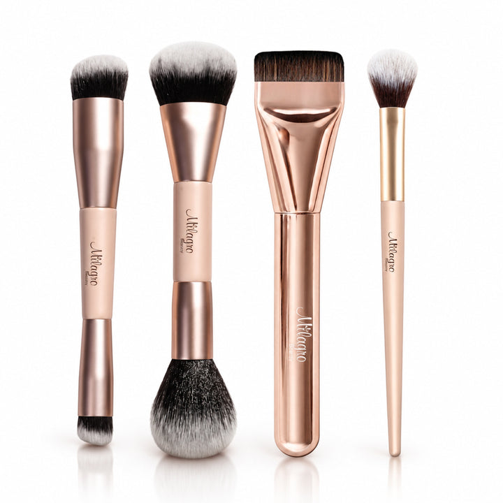 The Core 4 Brush Set with Milagro Luxe Case