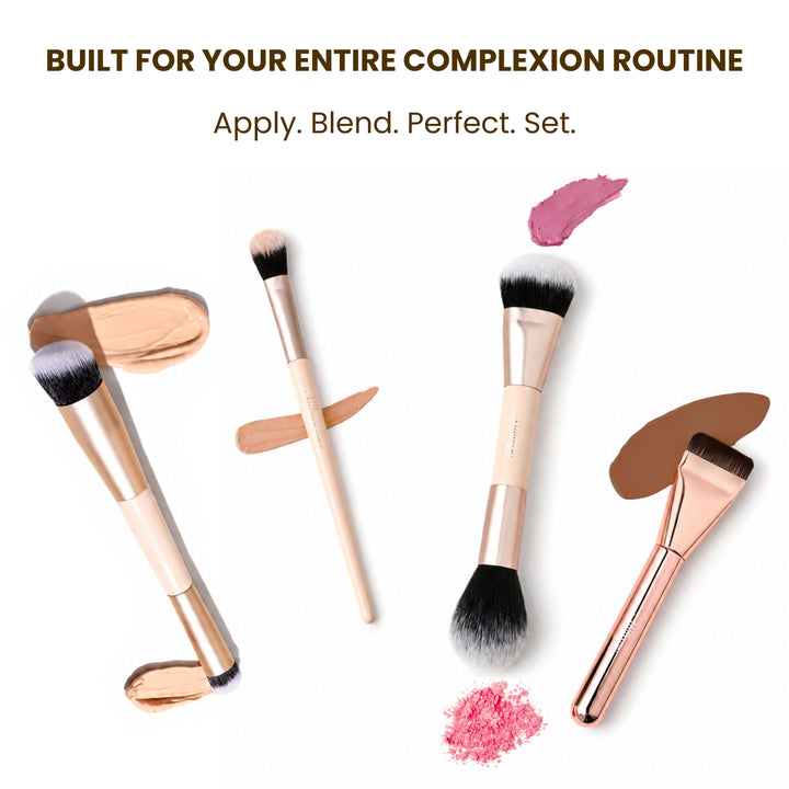 The Core 4 Brush Set with Milagro Luxe Case