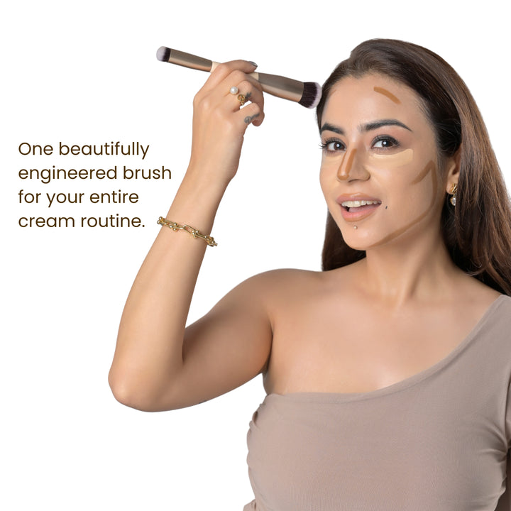 Dual End Cream Foundation and Concealer Brush 03