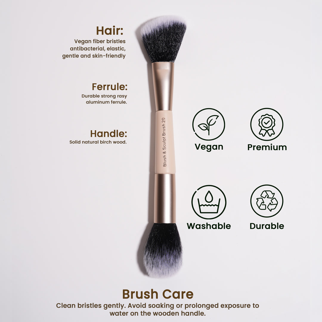 Blush & Sculpt Dual Powder Brush 20