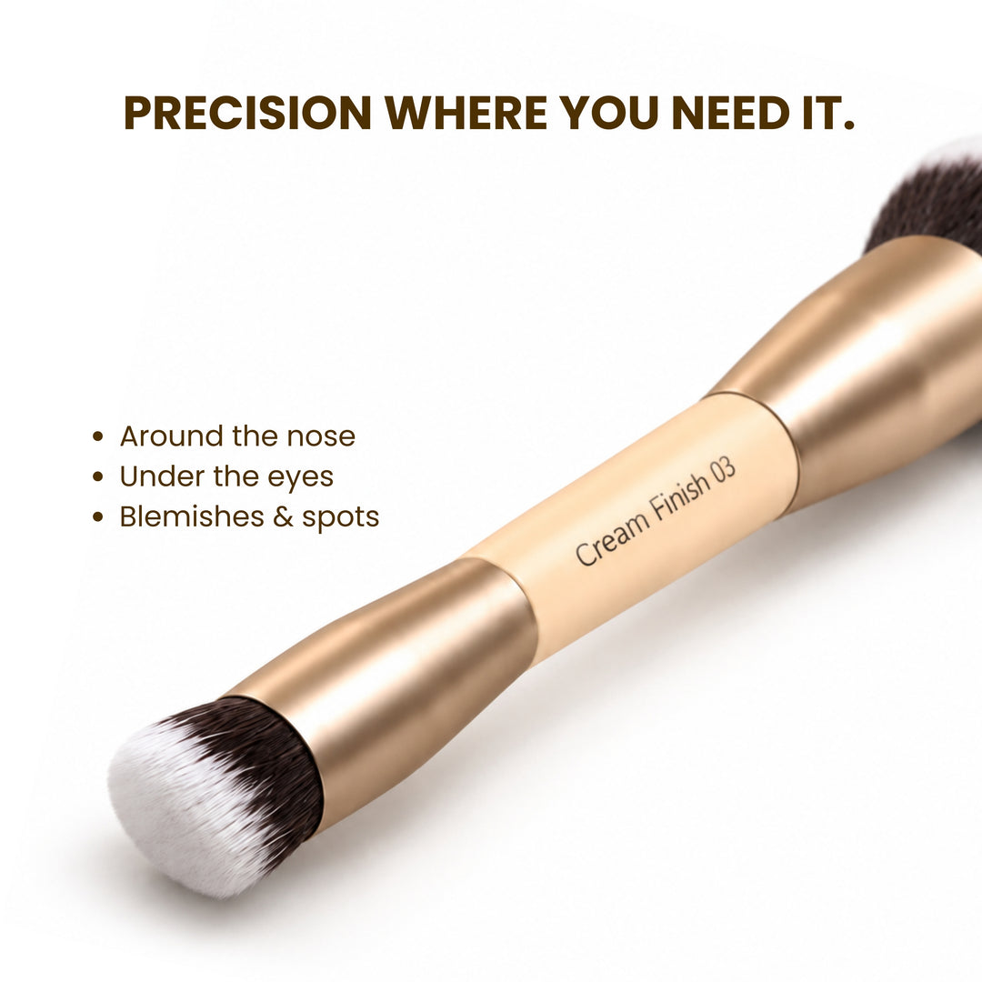 Dual End Cream Foundation and Concealer Brush 03