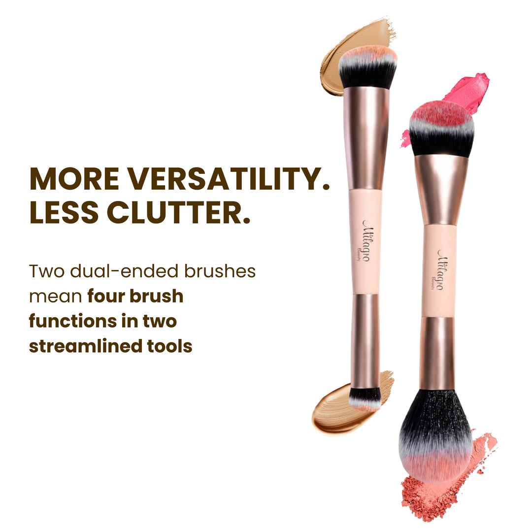 The Core 4 Brush Set with Milagro Luxe Case