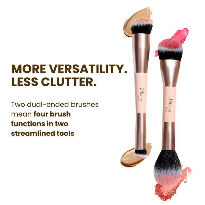The Core 4 Brush Set with Milagro Luxe Case
