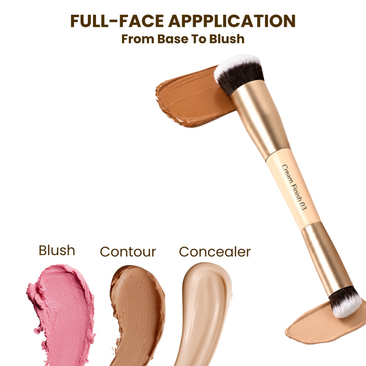 Dual End Cream Foundation and Concealer Brush 03