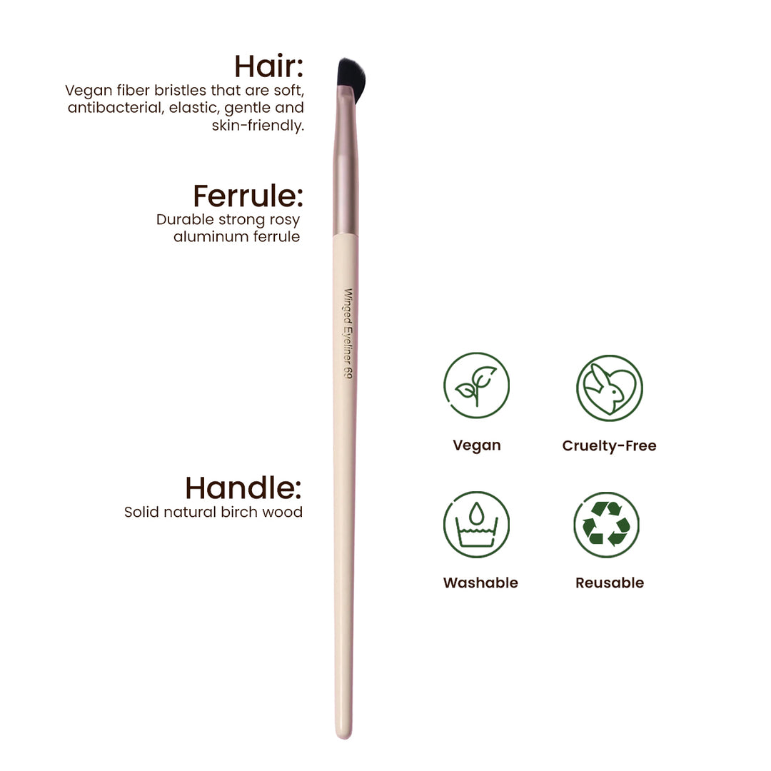 Winged liner brush 69