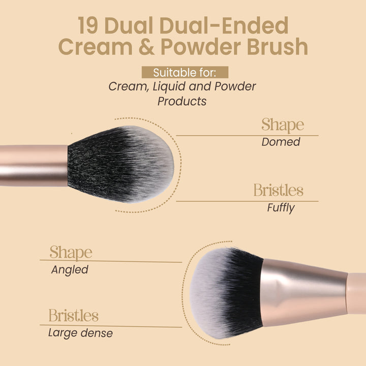 Double Duty – Dual-Ended Cream & Powder Blush Brush