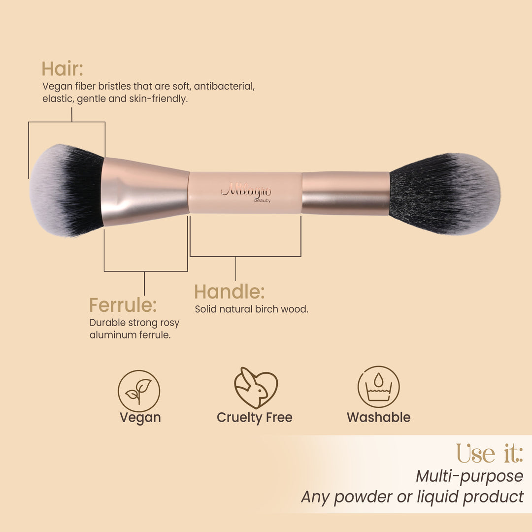Double Duty – Dual-Ended Cream & Powder Blush Brush