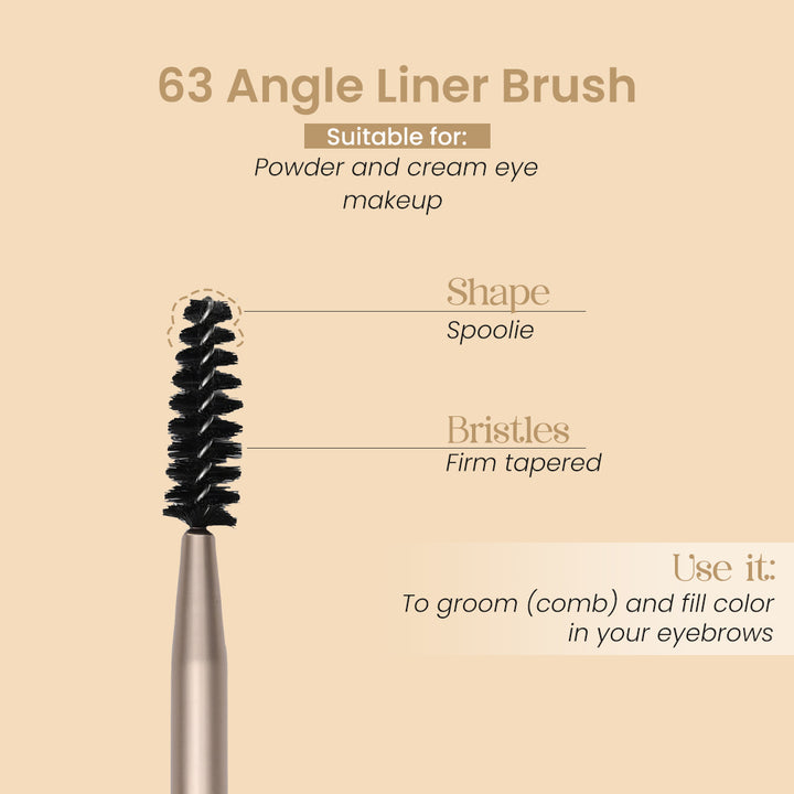 Angle Liner Spoolie Brush 63