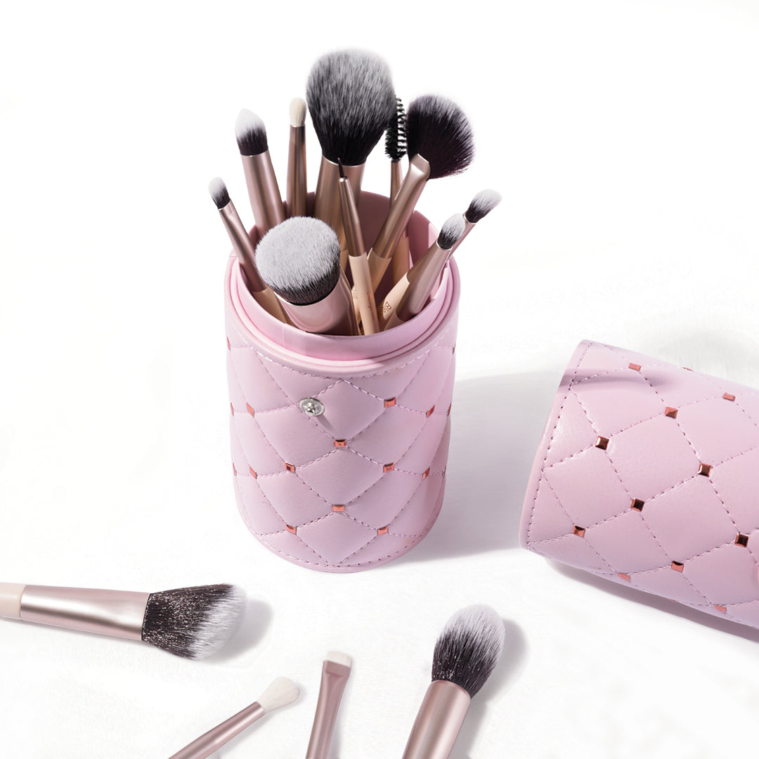 Arty Eyes and Face 13 pcs brush set + brush holder