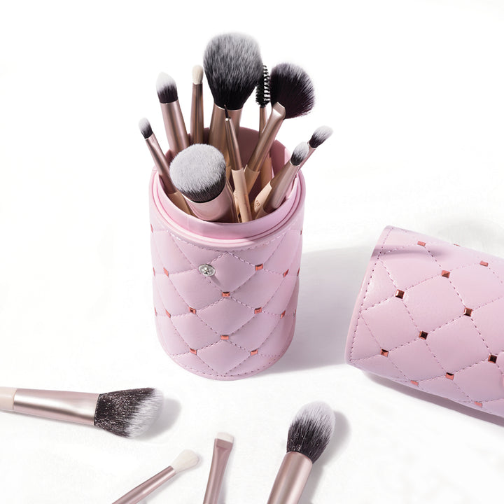 Arty Eyes and Face 13 pcs brush set + brush holder