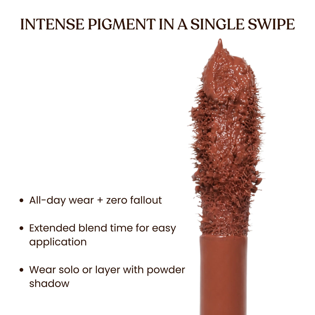 Eyemakeup made easy- Combo of  Liquid EyeShadow & Dual End Eyeshadow Brush 70
