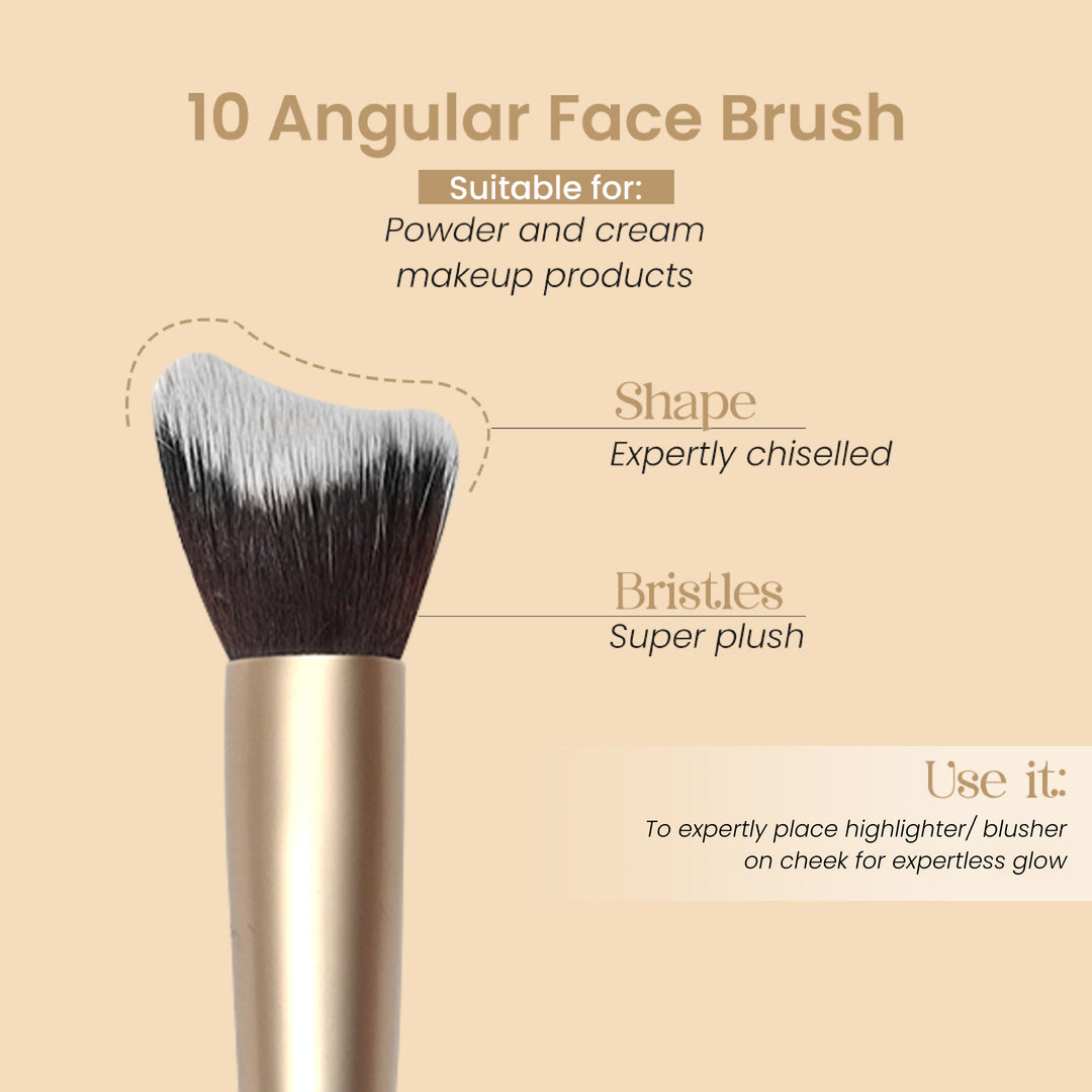 Angular Face Brush 10