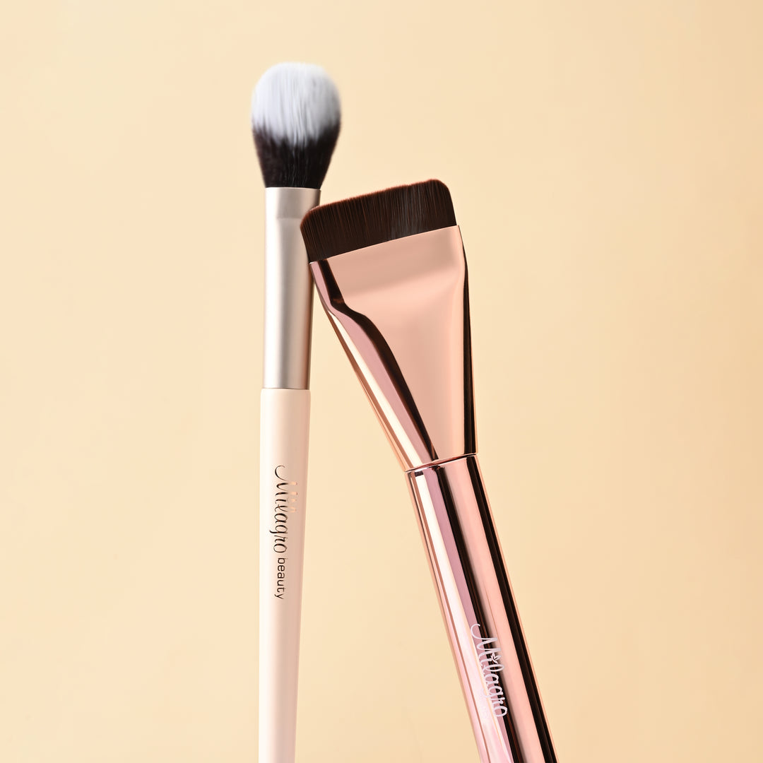 Concealer Brush 13 Pro+Glass skin foundation brush 18