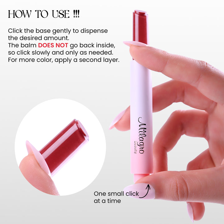 Lip Glaze | High-Shine Gloss Balm | With Peptides & Squalane