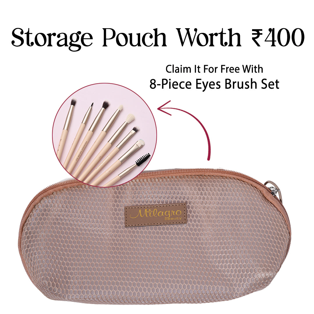 Eye Essential Makeup Brush Collection+ Brush Bag