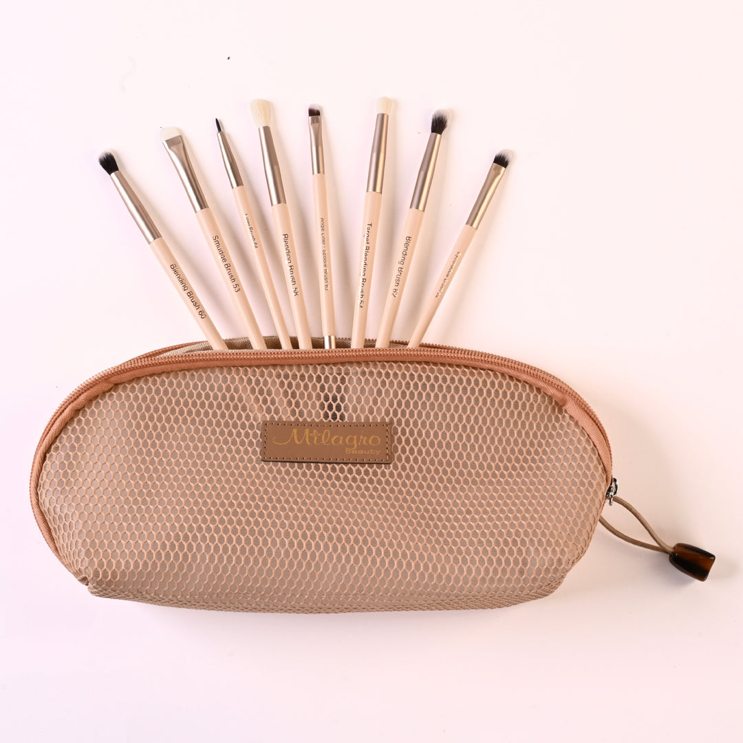 Eye Essential Makeup Brush Collection+ Brush Bag