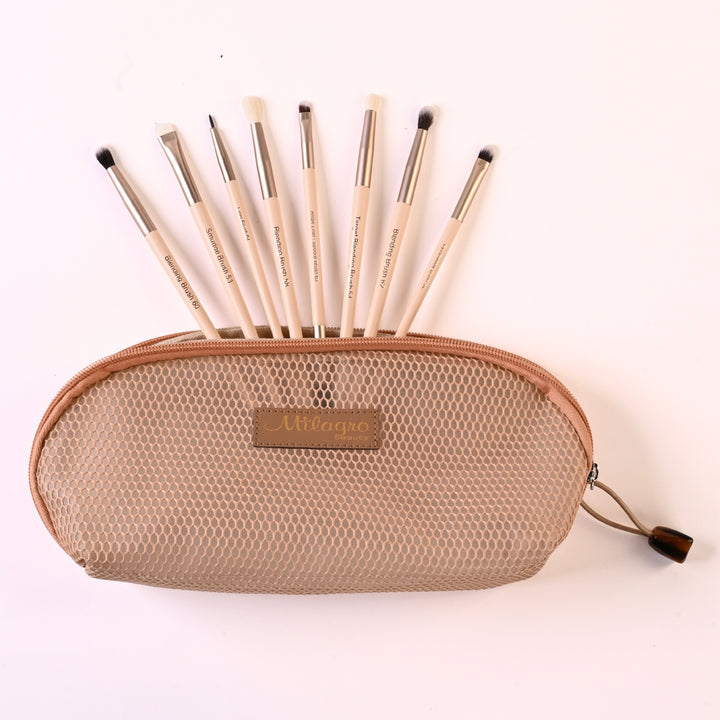 Eye Essential Makeup Brush Collection+ Brush Bag