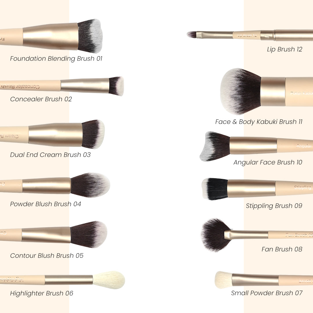 Face The Makeup Brush Collection