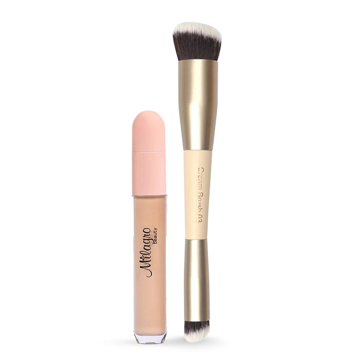Concealer + Dual End Cream Foundation and Concealer Brush 03