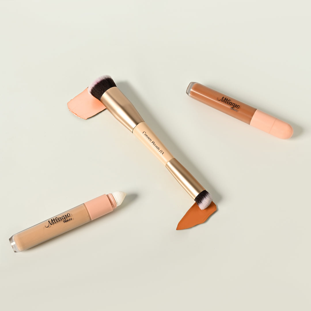 Concealer + Dual End Cream Foundation and Concealer Brush 03