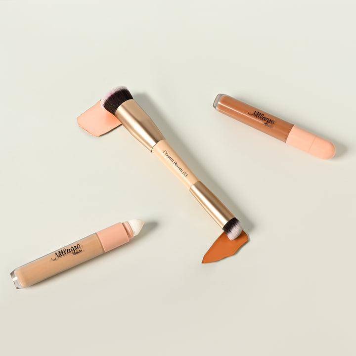 Concealer + Dual End Cream Foundation and Concealer Brush 03
