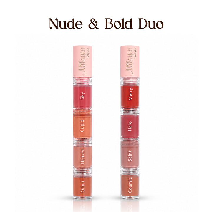 Quad Squad 2.0 | 4-in-1 Nude Matte Lipstick for Every Skin Tone