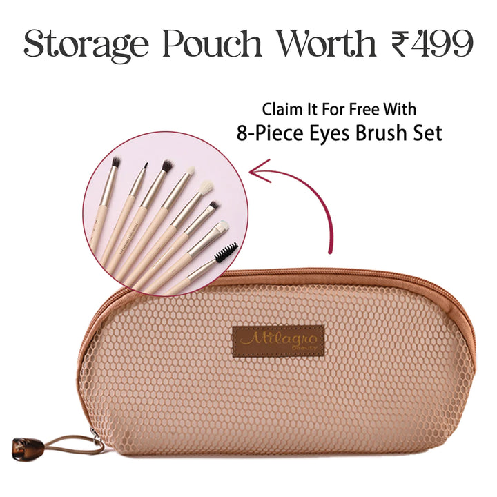 Eye Essential Makeup Brush Collection+ Brush Bag