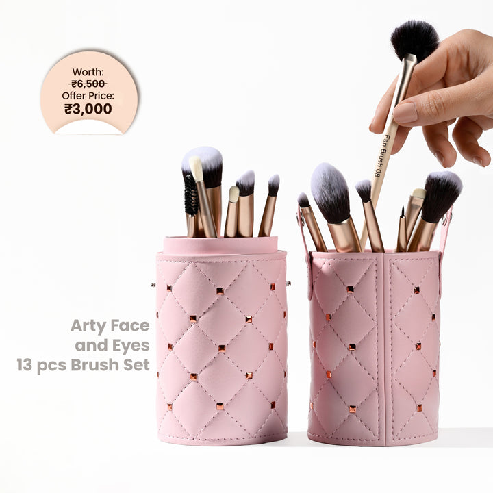 Arty Face and Eyes 13 pcs Brush Set
