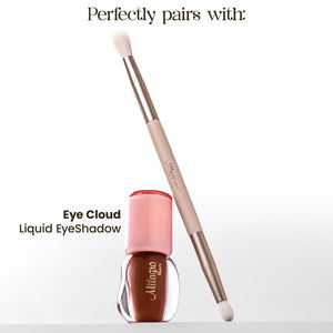 Eye Cloud- Liquid EyeShadow + Dual End Eyeshadow Brush 70