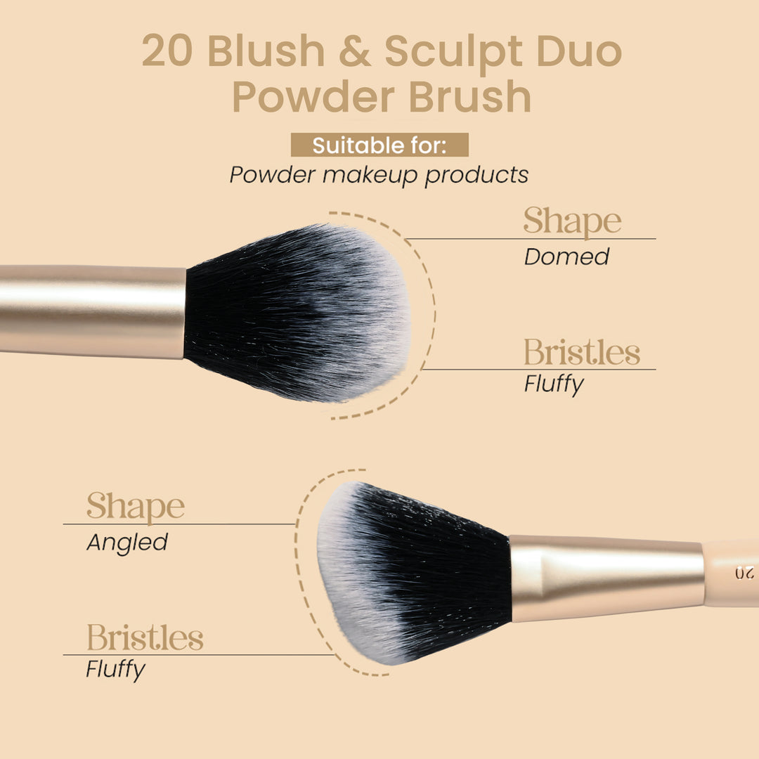 Blush & Sculpt Duo Powder Brush 20