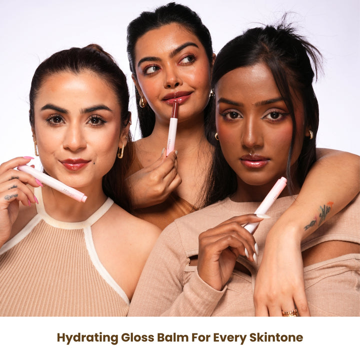 Lip Glaze | High-Shine Gloss Balm | With Peptides & Squalane