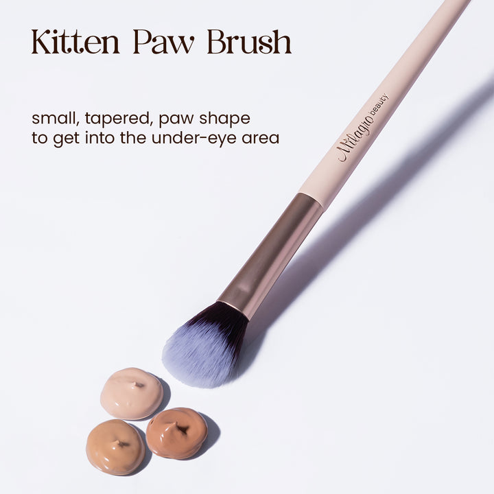 Concealer Brush Pro 13 + Glass skin foundation brush 18