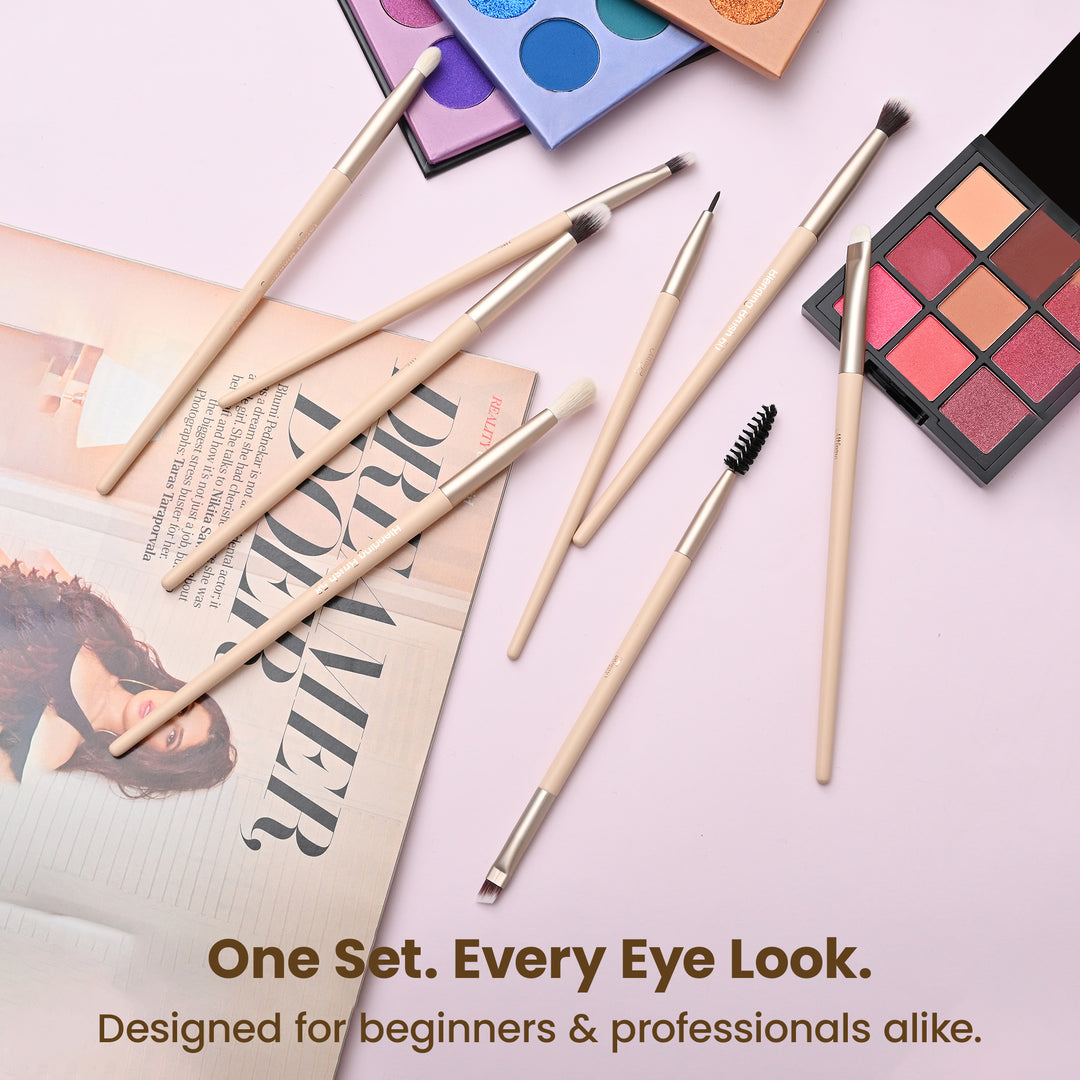 Eye Essential Makeup Brush Collection with Milagro Luxe Case