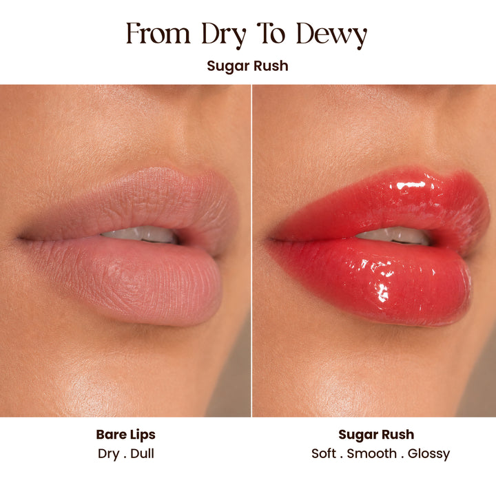 Lip Glaze | High-Shine Gloss Balm | With Peptides & Squalane
