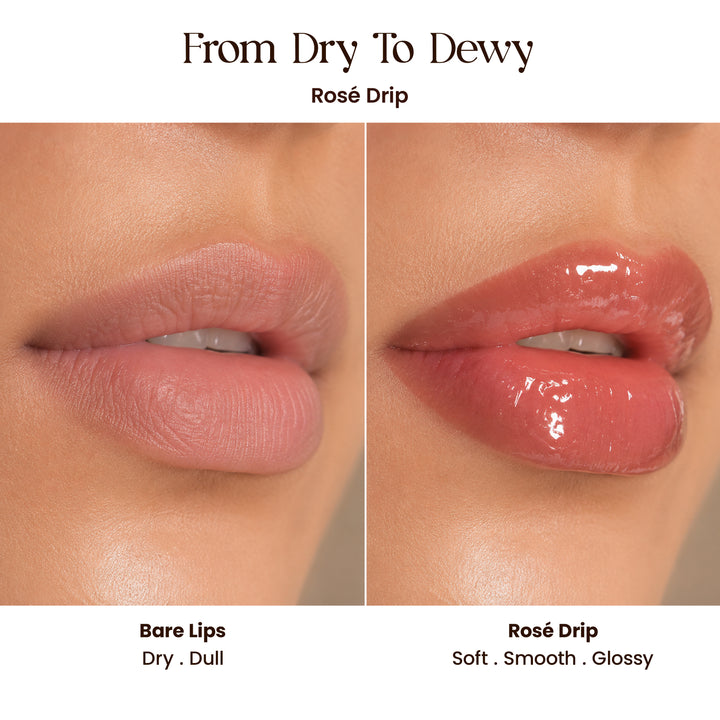 Lip Glaze | High-Shine Gloss Balm | With Peptides & Squalane