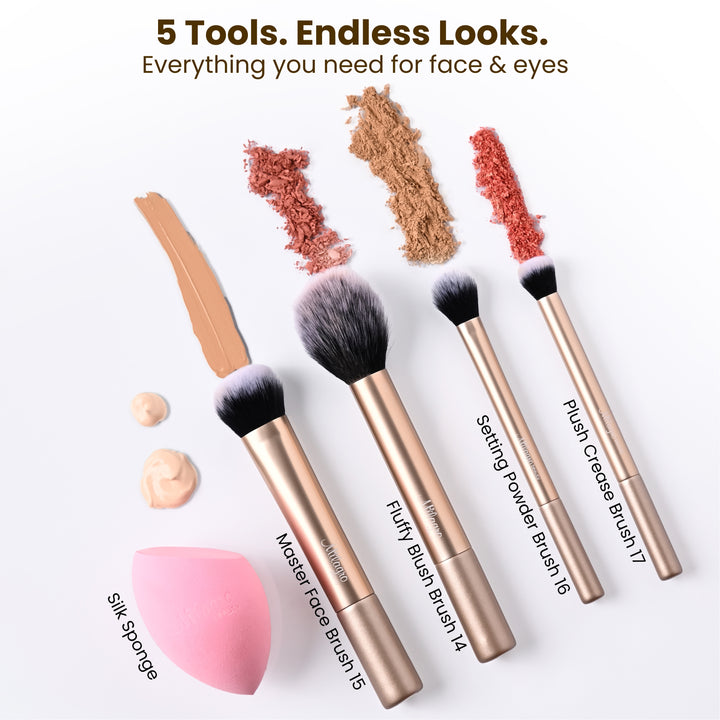 Professional Makeup Brush Set – All Rounder Brush Set
