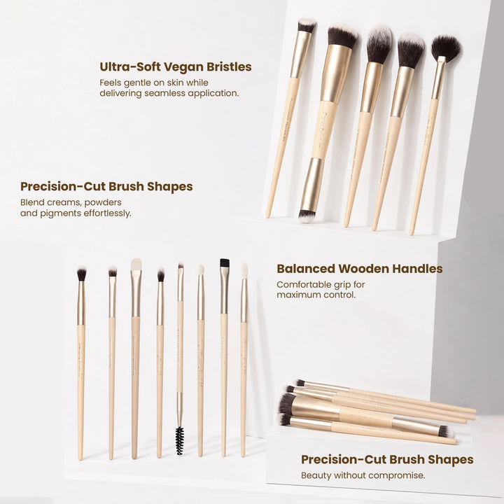 Arty Face and Eyes 13 pcs Brush Set