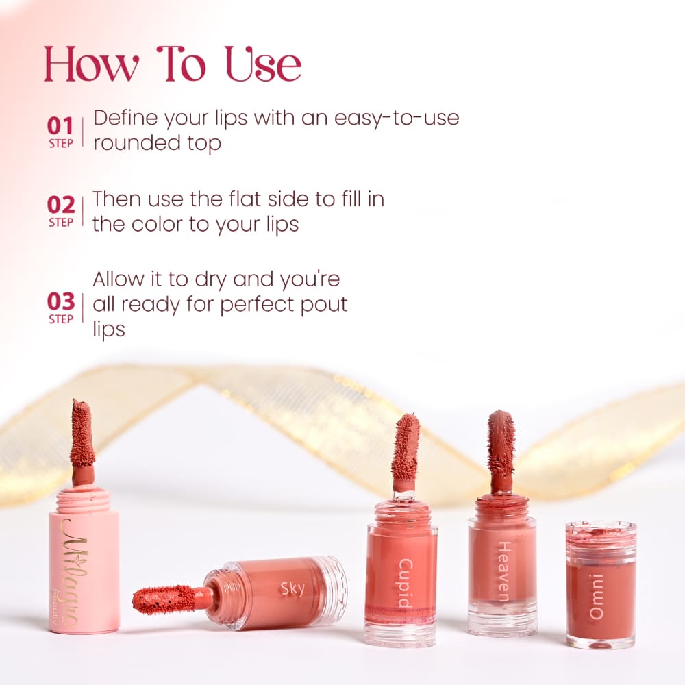 Quad Squad 2.0 | 4-in-1 Nude Matte Lipstick for Every Skin Tone