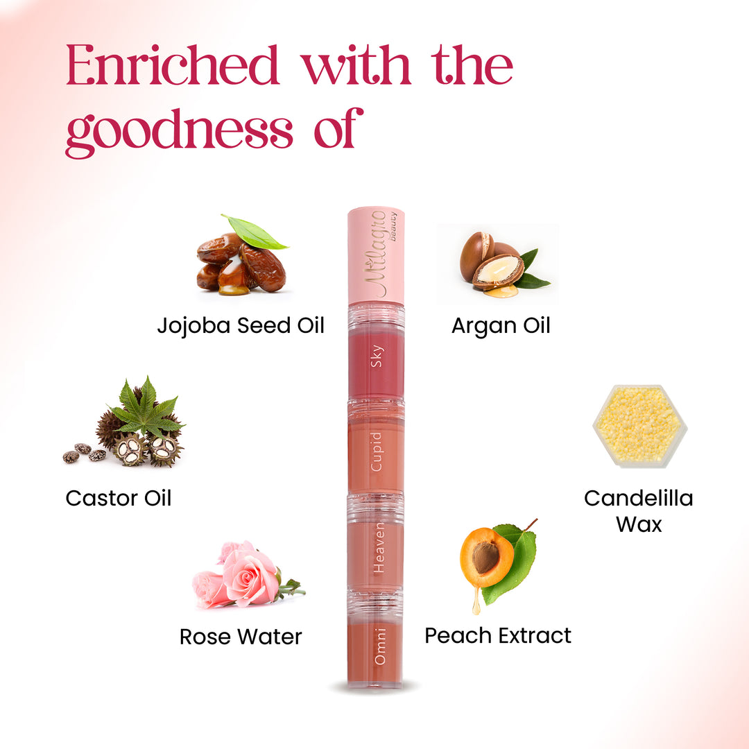 Quad Squad 2.0 | 4-in-1 Nude Matte Lipstick for Every Skin Tone