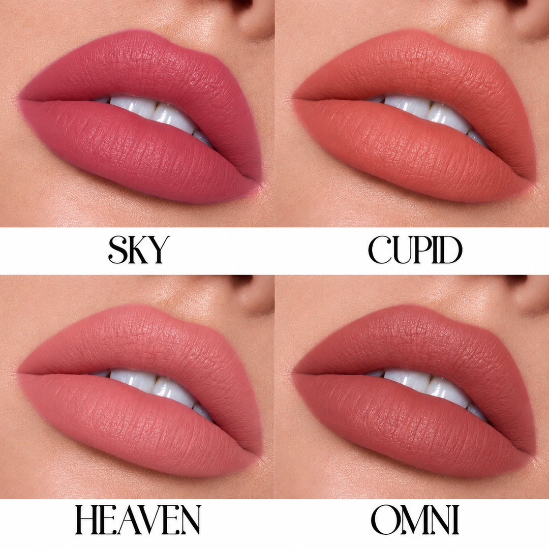 Quad Squad 2.0 | 4-in-1 Nude Matte Lipstick for Every Skin Tone