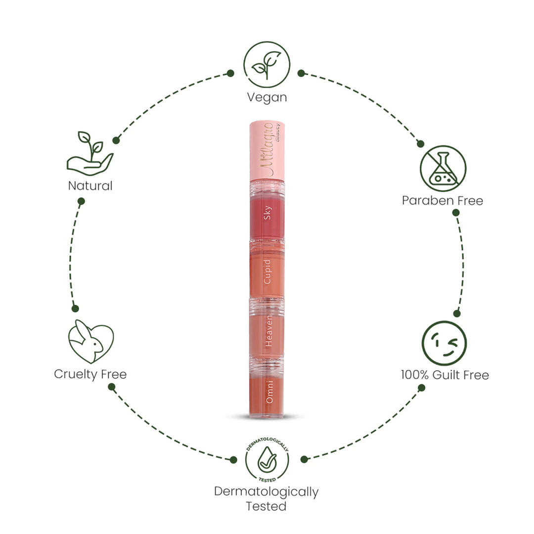 Quad Squad 2.0 | 4-in-1 Nude Matte Lipstick for Every Skin Tone