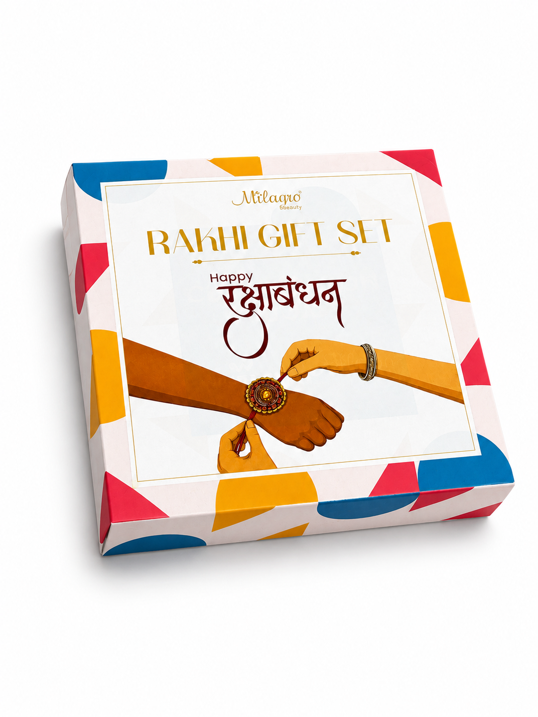 Rakhi Gift Set- (Combo of 5) Lip Glaze, Gula-Bae Cream Blush, Quad squad Lipsticks, Milagro Luxe Case,  Mini Mates Duo Beauty Blender