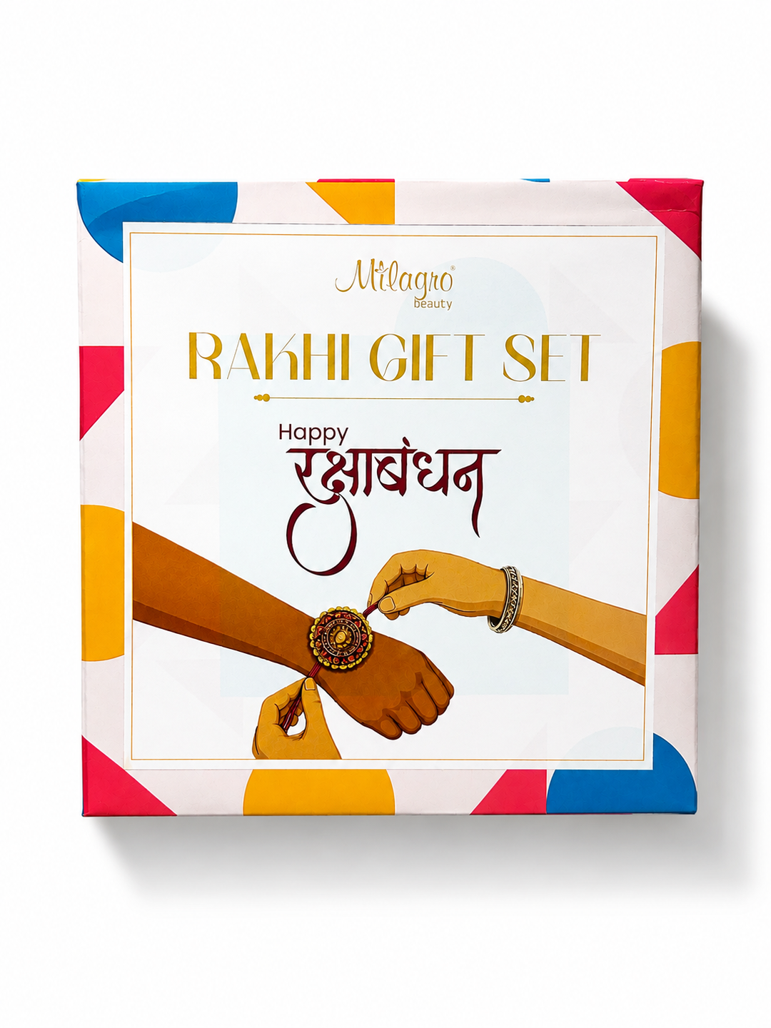 Rakhi Gift Set- (Combo of 5) Lip Glaze, Gula-Bae Cream Blush, Quad squad Lipsticks, Milagro Luxe Case,  Mini Mates Duo Beauty Blender